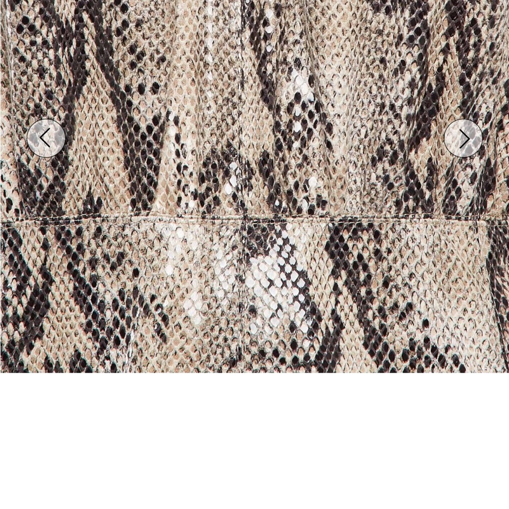 MSGM Brown Python-Print Midi Dress – Size 46 (IT) – NWT - Picture 3 of 9